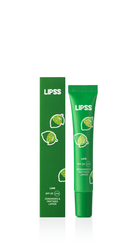 Лаймовий ліппер для губ SPF 20 LIPSS Lime Lipper, 10 мл