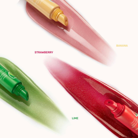 Літній набір ліпперів для губ LIPSS Summer Market Drop SPF 20 (Banana, Lime & Strawberry),3 × 10 мл