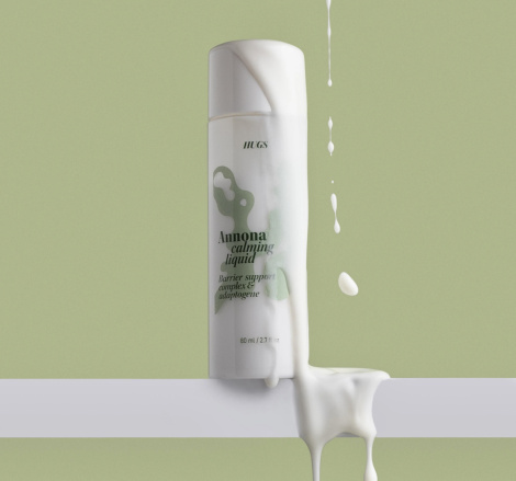 Заспокійливий тонер-ліквід HUGS ANNONA CALMING LIQUID, 80 мл