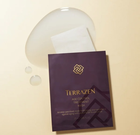 Омолоджуюча живильна тканинна маска з природним комплексом проти зморшок TERRAZEN AGE CONTROL TREATMENT MASK, 27 мл