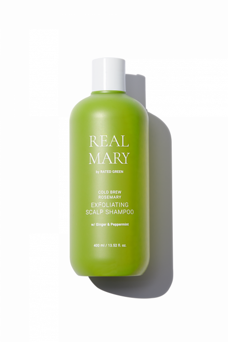 Глибокоочищающий шампунь для волосся з соком розмарину Rated Green REAL MARY COLD BREWED ROSEMARY EXFOLIATING SCALP SHAMPOO, 400 мл