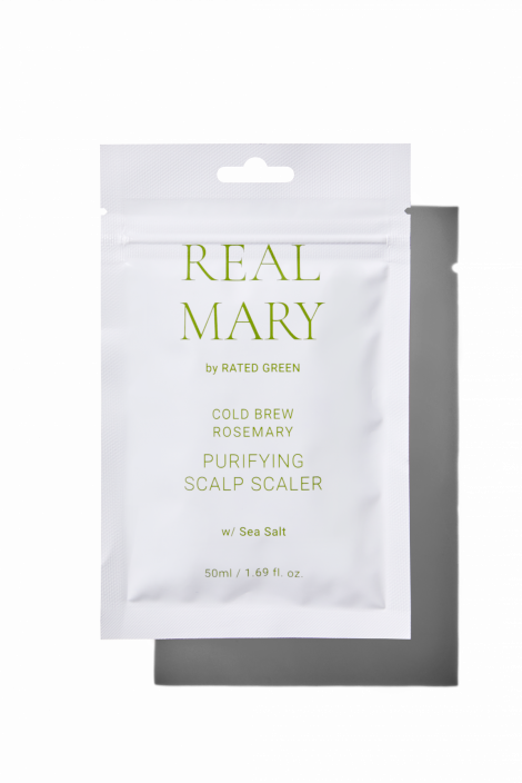 Очищаюча маска  для волосся та шкіри голови з морською сіллю Rated Green REAL MARY COLD BREWED ROSEMARY PURIFYING SCALP SCALER, 50 мл