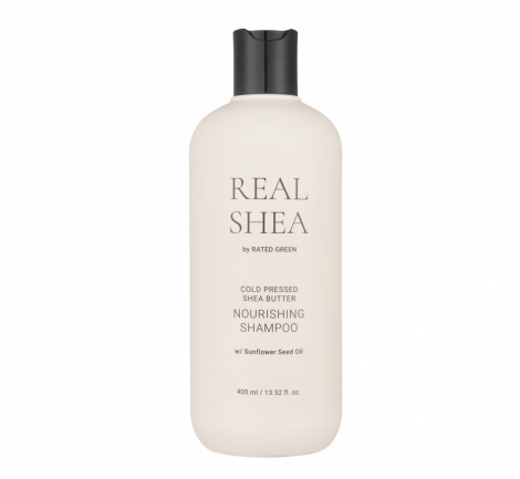 Живильний шампунь з маслом ши Rated Green REAL SHEA COLD PRESSED SHEA BUTTER NOURISHING SHAMPOO, 400 мл
