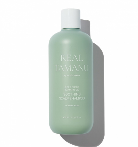 Заспокійливий шампунь з маслом таману Rated Green REAL TAMANU COLD PRESSED TAMANU OIL SOOTHING SCALP SHAMPOO, 400 мл