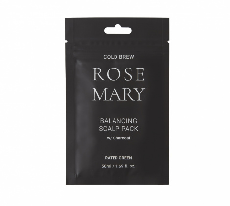 Балансуюча маска для волосся та шкіри голови з соком розмарину Rated Green Cold Brew Rosemary Balancing Scalp Pack, 50 мл