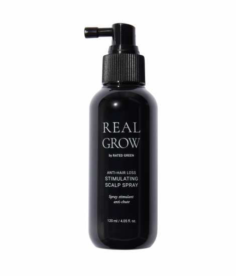 Відновлюючий спрей від випадіння волосся Rated Green REAL GROW ANTI-HAIR LOSS STIMULATING SCALP SPRAY, 120 мл