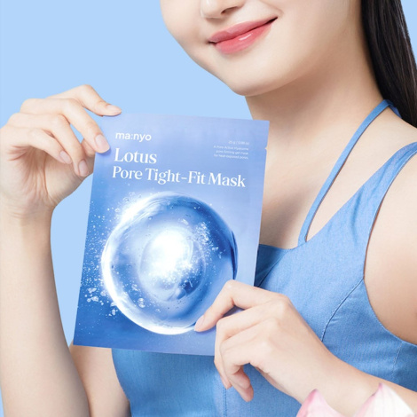 Маска тканинна порозвужуюча Manyo Lotus Pore Tight-Fit Mask (25г)