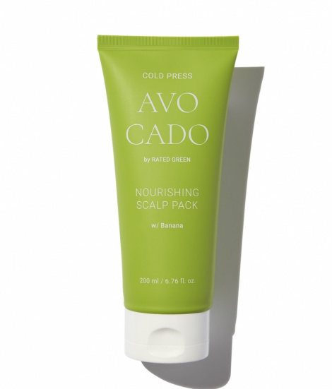 Живильна маска з маслом авокадо Rated Green Cold Press Avocado Nourishing Scalp Pack, 200 мл