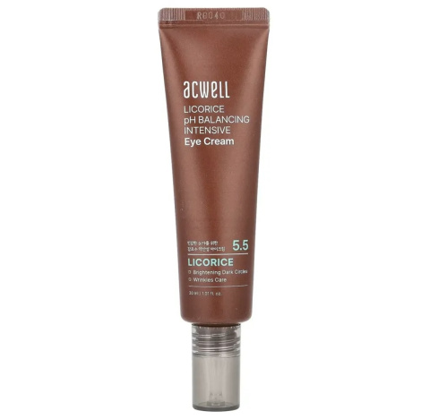 Крем від темних кіл та набряків під очима Acwell Licorice pH Balancing Intensive Eye Cream, 30 мл