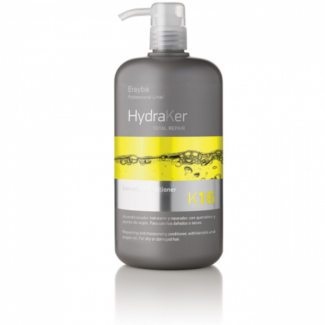 Відновлюючий кондиціонер з кератином та аргановим маслом Erayba HydraKer K16 Keratin Conditioner, 1000 мл
