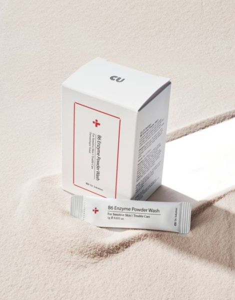Ензимна пудра з піридоксином та каламіном CU Dr.Solution B6 Enzyme Powder Wash, в стік-саше (1г*20 шт)