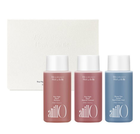 Набор для тела ANILLO Rosy Night & Shower Time Travel Shower Kit