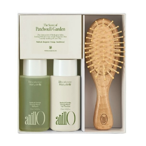 Набор для волос ANILLO Patchouli Garden Damage Repair Hair and Brush Set
