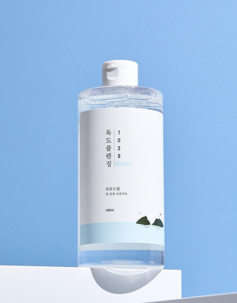 Міцелярна вода для шкіри обличчя ROUND LAB 1025 Dokdo Cleansing Water, 400 мл