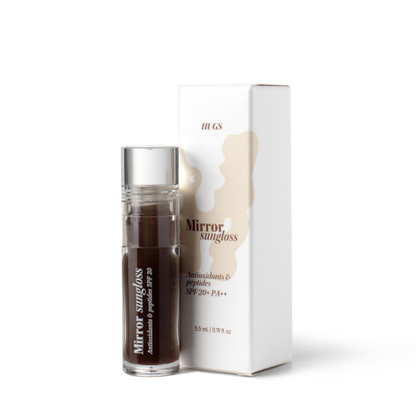 Блиск для губ Hugs Mirror Sungloss Cold Brew SPF 20+ PA++, 5,5 мл