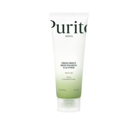Пінка для вмивання з зеленим чаєм Purito Seoul From Green Deep Foaming Cleanser, 150 мл