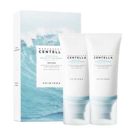 Набір сироваток сонцезахисних Skin 1004 Madagascar Centella Hyalu-Cica Water-Fit Sun Serum, 50 мл * 2 шт