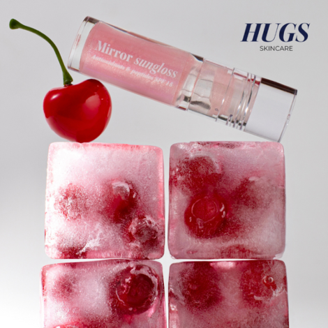 Блиск для губ HUGS Mirror Sungloss Antioxidants & Peptides SPF 15+ PA++, 5,5 мл