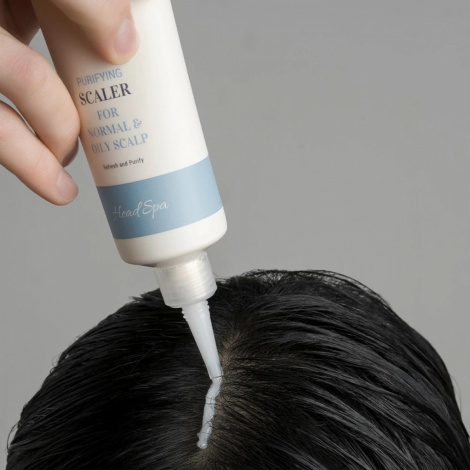 Очищаючий пілінг для жирної шкіри голови Curly Shyll Purifying Scaler for Normal and Oily Scalps, 120 мл