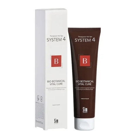 Бальзам для шкіри голови при випадінні волосся System 4 BB Vital Cure, 150 мл