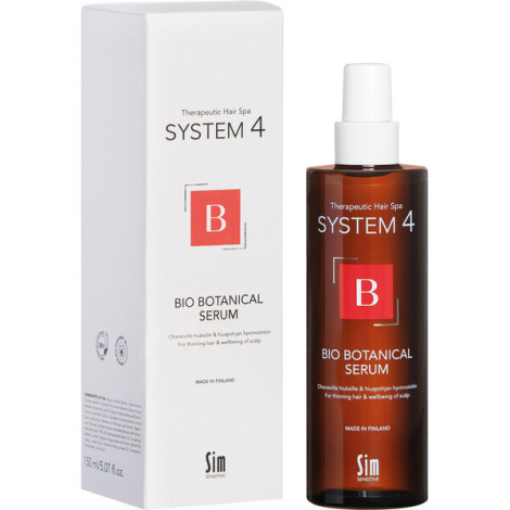 Біо ботанічна сироватка для росту волосся System 4 BB Serum, 150 мл