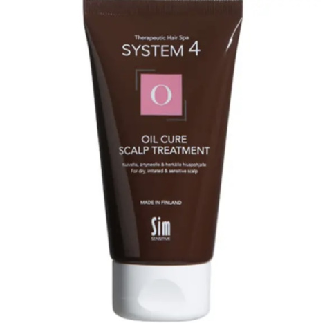 Пілінгова маска «O» для очищення шкіри голови System4 O Oil Cure Scalp Treatment, 75 мл