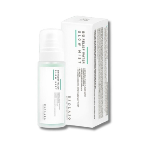 Заспокійливий, освіжаючий та гідратуючий тонер-міст USOLAB  Bio Relief Water Glow Mist, 100 мл