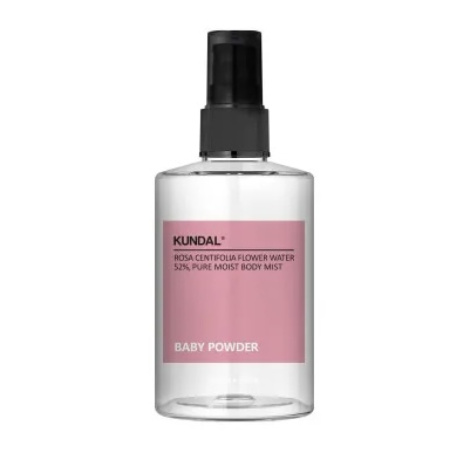 Парфумований спрей для тіла Kundal Pure Moist Body Mist Baby Powder, 128 мл