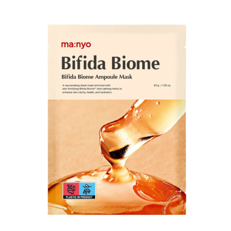 Тканинна маска для відновлення біому шкіри Manyo Bifida Biome Ampoule Mask