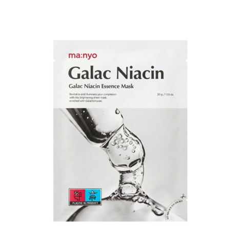 Тканинна маска для освітлення шкіри Manyo Galac Niacin Essence Mask