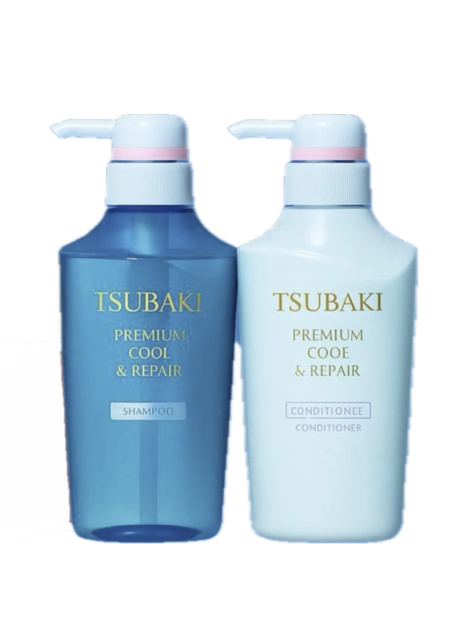 Набір TSUBAKI Premium Cool & Repair (шампунь 490 мл + кондиціонер 490 мл)