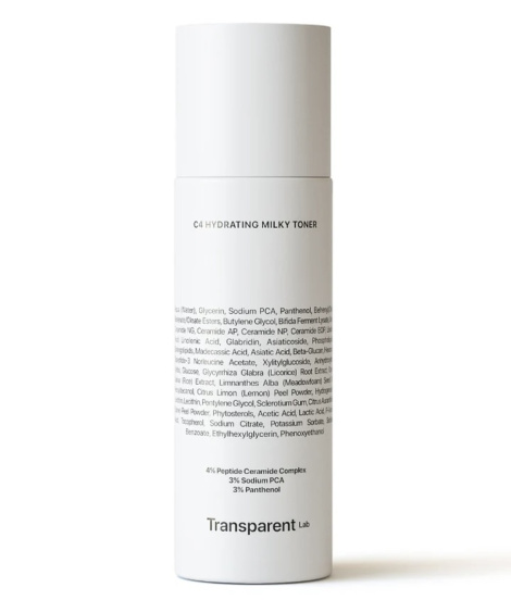 Зволожуючий молочний тонер Transparent Lab C4 Hydrating Milk Toner, 130 мл