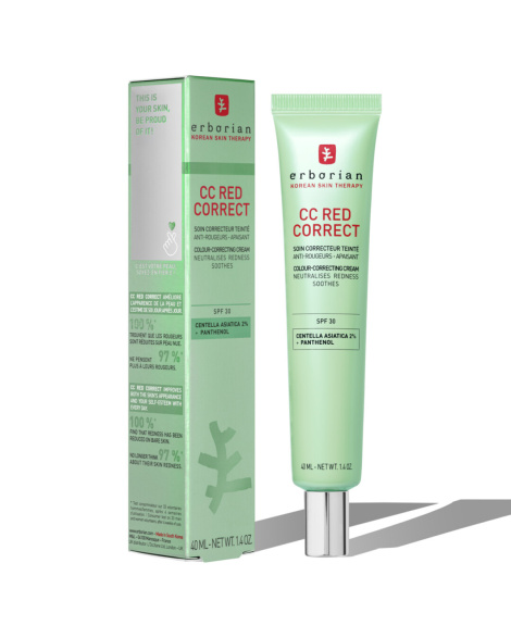 СС крем Erborian CC RED CORRECT (оновлена формула), 40 мл