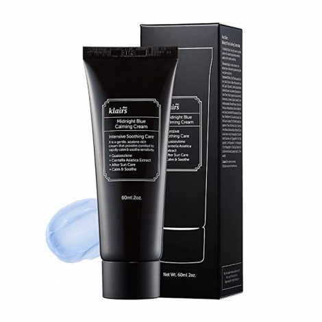 ﻿Успокаивающий крем с азуленом Dear, Klairs Midnight Blue Calming Cream, 60 мл