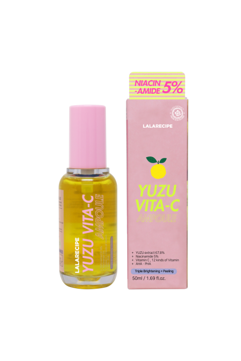 Витаминная сыворотка с ниацинамидом 5% и экстрактом юдзу LALARECIPE Yuzu Vita C Ampoule, 50 мл