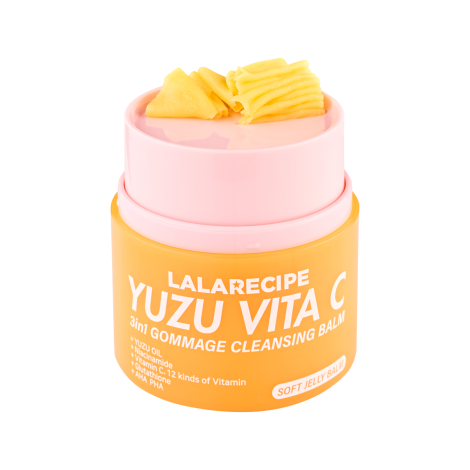 Очищувальний бальзам-гоммаж з екстрактом юдзу Lalarecipe Yuzu Vita C 3in1 Gommage Cleansing Balm, 50 мл