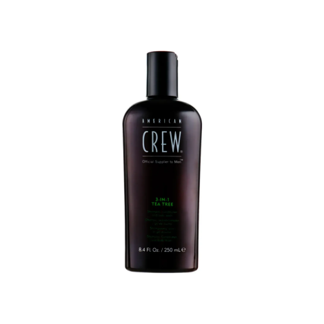 Шампунь American Crew 3 in 1 Tea Tree Shampoo, 250 мл