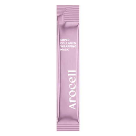 Маска-плівка з колагеном для зволоження та ліфтингу Arocell Super Collagen Wrapping Mask, 5 г