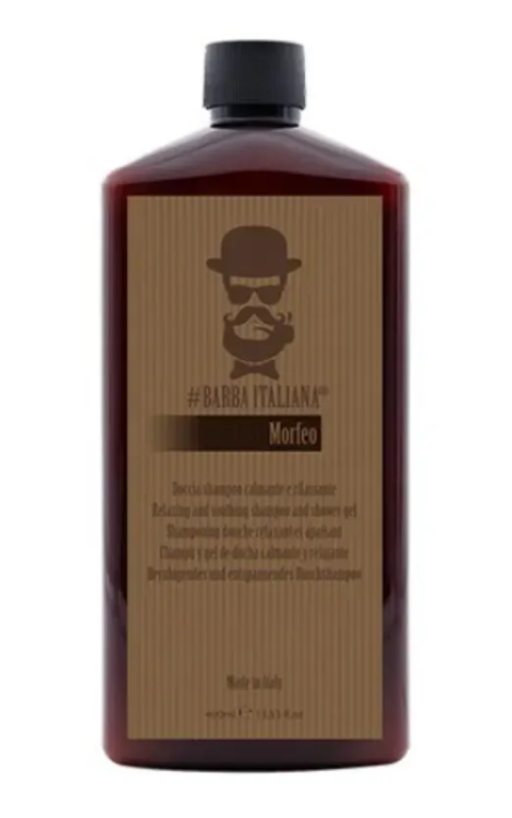 Расслабляющий и успокаивающий шампунь и гель для душа Barba Italiana Morfeo Shampoo And Shower Gel, 400 мл