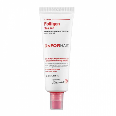 Пилинг для кожи головы с частицами из соли мертвого моря Dr.FORHAIR Sea Salt Scaler, 50 мл