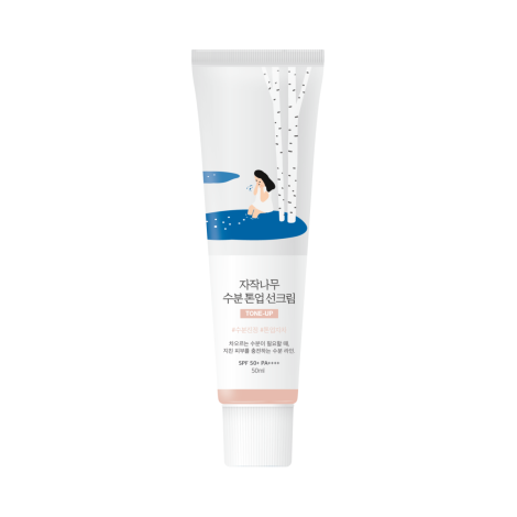 Тонуючий сонцезахисний крем з березовим соком ROUND LAB Birch Juice Moisturizing Tone Up Sunscreen, 50 мл