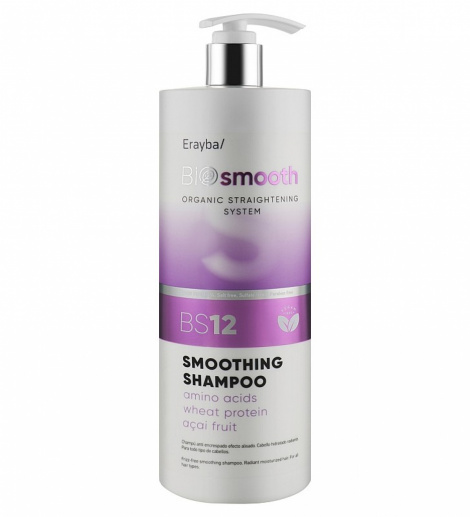 Шампунь для розгладження волосся Erayba BIO smooth BS12, 1000 мл