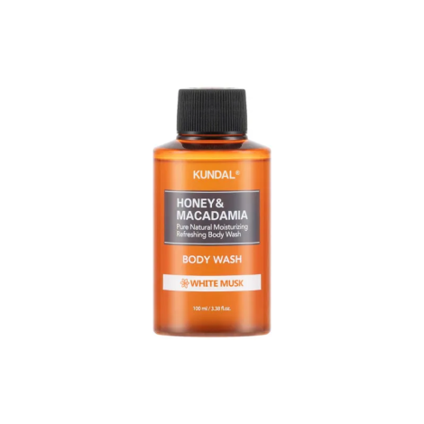 Гель для душу "Білий Мускус" Kundal Honey & Macadamia Body Wash White Musk, 100 мл