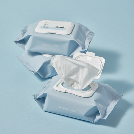 Очистительные салфетки с морской водой ROUND LAB 1025 Dokdo Cleansing Tissue, 30 шт