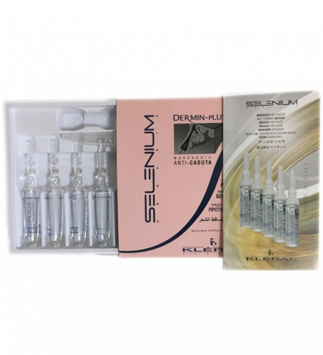 Ампули проти випадання волосся KLERAL System DERMIN PLUS, 1 шт * 6,5 мл