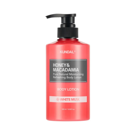 Лосьйон для тіла "Білий Мускус" Kundal Honey & Macadamia Pure Body Lotion White Musk, 500 мл