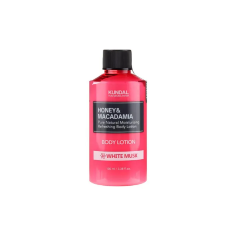 Лосьйон для тіла "Білий Мускус" Kundal Honey & Macadamia Pure Body Lotion White Musk, 100 мл