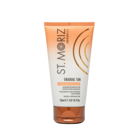 Лосьон для постепенного проявления автозагара с шимером St.Moriz Advanced Illuminating Gradual Tan Lotion, 150 мл