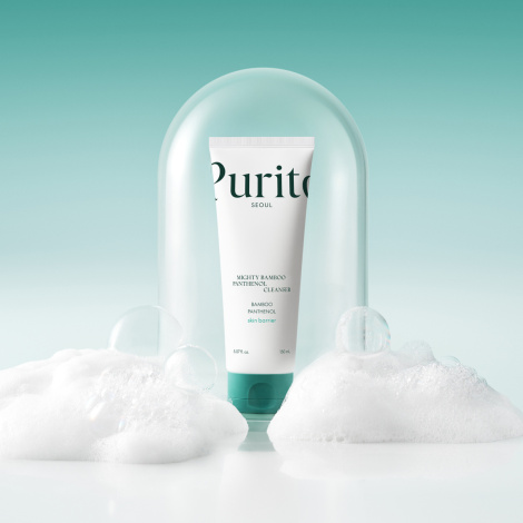 Гель для умивання з екстрактом бамбука та пантенолом Purito Seoul Mighty Bamboo Panthenol Cleanser, 150 мл