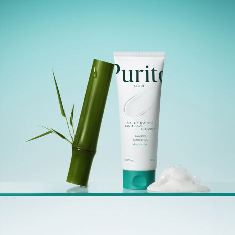 Гель для умивання з екстрактом бамбука та пантенолом Purito Seoul Mighty Bamboo Panthenol Cleanser, 150 мл